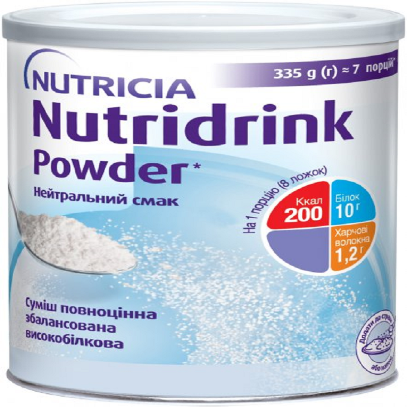 Nutridrink харч. з нейтральним смаком 335мл Powder